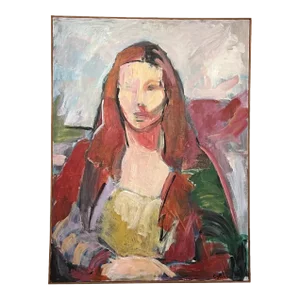 Painting of a Woman - Original Oil on Canvas