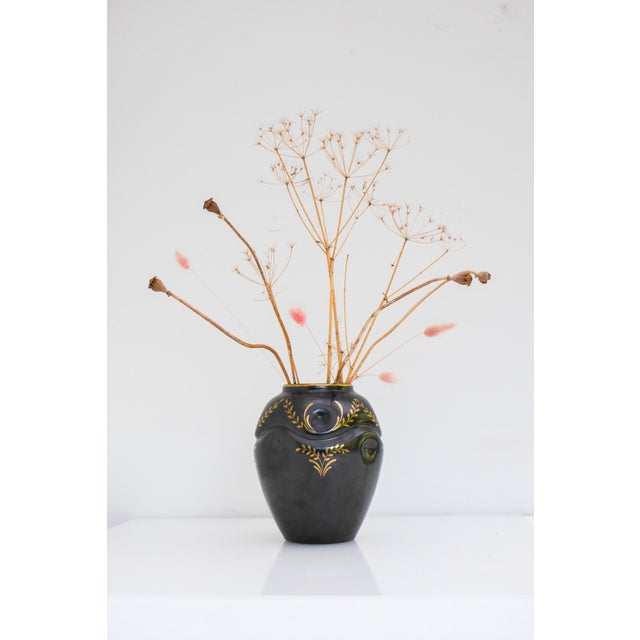 Swedish Grace Art Deco Vase by Harald Östergren for Upsala Ekeby, Sweden, 1930s For Sale - Image 10 of 16