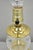 Late 20th Century Waterford Style Small Petite Cut Glass Brass Boudoir Table Lamp by Great Creator For Sale In Philadelphia - Image 6 of 11