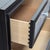 Wood Coaster Barzini Two Drawer Nightstand With Metallic Acrylic Front For Sale - Image 7 of 10