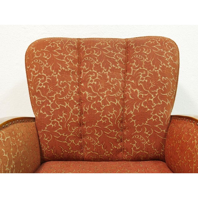 Mid-Century Art Deco Club Chair, Germany, 1950s For Sale - Image 12 of 15