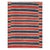 A vintage Turkish flat-weave Kilim accent rug handmade during the mid-20th century with an asymmetrical horizontally...