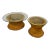 1970s Rattan Coffee/Side Table Set For Sale
