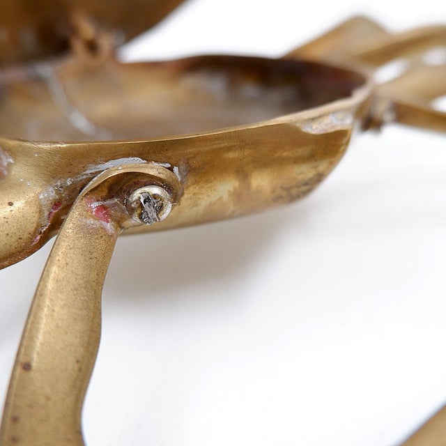 Brass Pocket Emptier in the Shape of a Blue Crab, 1960s For Sale - Image 4 of 14