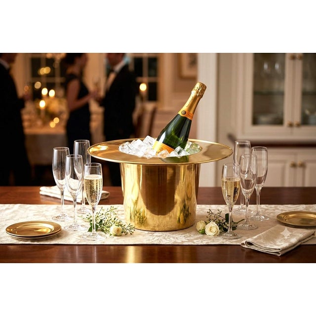 Art Deco Ice Bucket Champagne Wine For Sale - Image 3 of 11