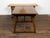 French 19th Century Walnut Console Table with Trestle Base and Iron Stretchers For Sale - Image 9 of 12
