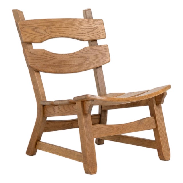 Brutalist Lounge Chair by Awa For Sale