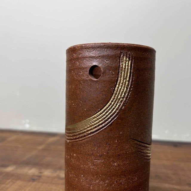 Japanese Ikebana Flower Vase, 1960s For Sale - Image 12 of 18