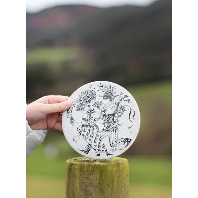 1970s Vintage Danish Calendar Plates by Bjørn Wiinblad, 1970s, Set of 12 For Sale - Image 5 of 7