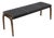 Bench in Black Shagreen With Bronze Patina Brass Detail by R&y Augousti For Sale