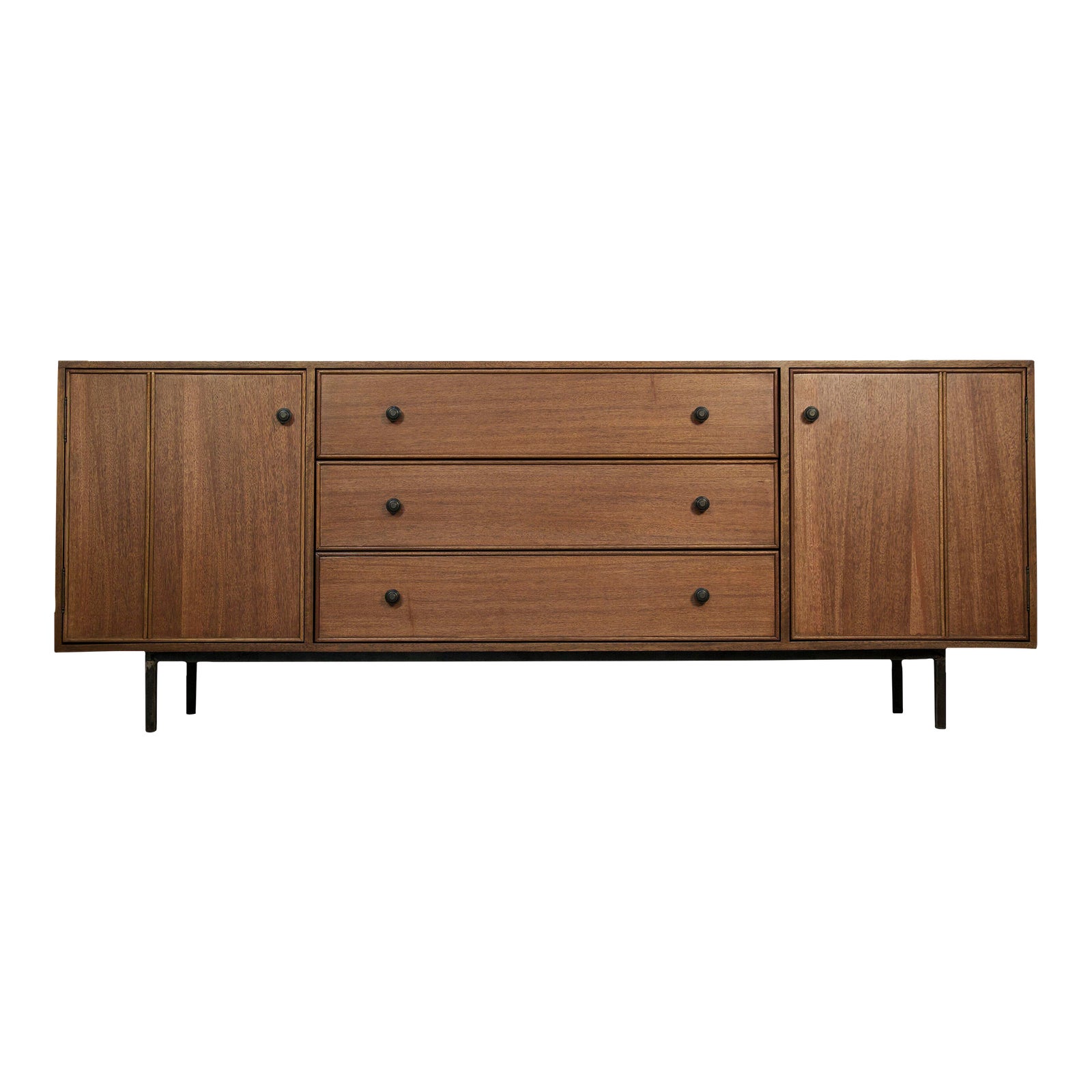 Boston Sideboard, Dark Walnut | Chairish