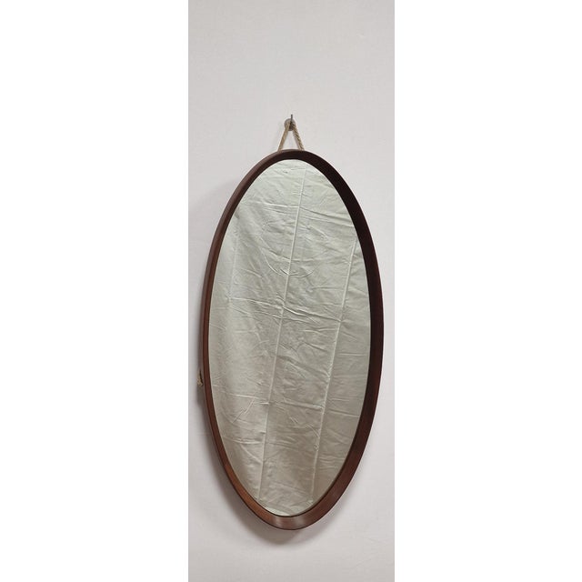 Vintage Scandinavian Mirror in Teak, 1960s For Sale - Image 15 of 15