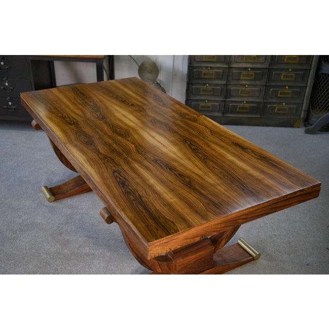 1940s Vintage Art Deco Wooden Table, 1940s For Sale - Image 5 of 15