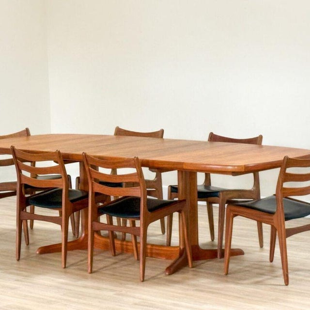 Double Extending Dining Table from Skoby, Denmark, 1960s For Sale - Image 10 of 17