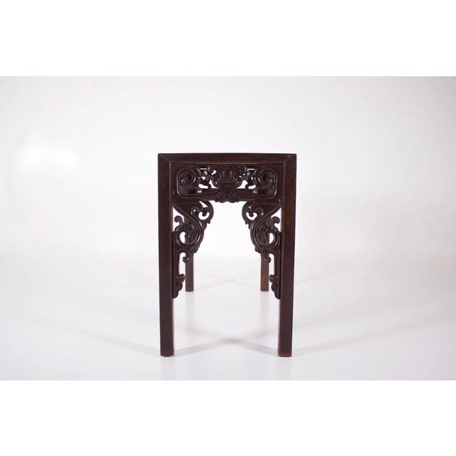 Wood Small Chinese Console Table, 1900s For Sale - Image 7 of 11