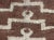 Textile Vintage Mid-Century Modern Turkish Tulu With Tribal Pattern in Ice Blue and Brown Rug For Sale - Image 7 of 13