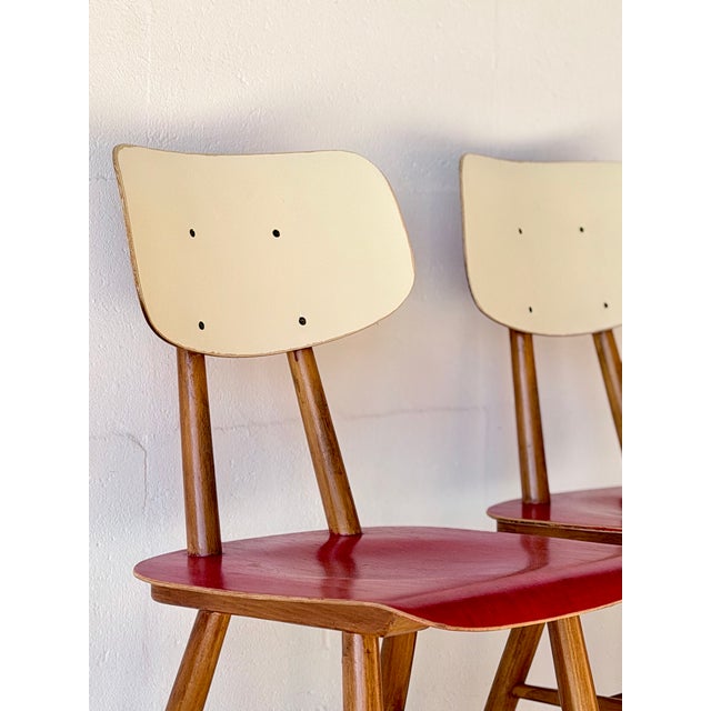 Bistro Chairs from Ton, 1960, Set of 4 For Sale - Image 15 of 18