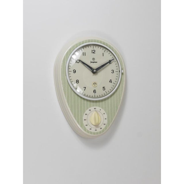 Mid-Century Wall Clock & Timer in the style of Striped Max Bill from Junghans, Germany, 1960s For Sale - Image 15 of 17