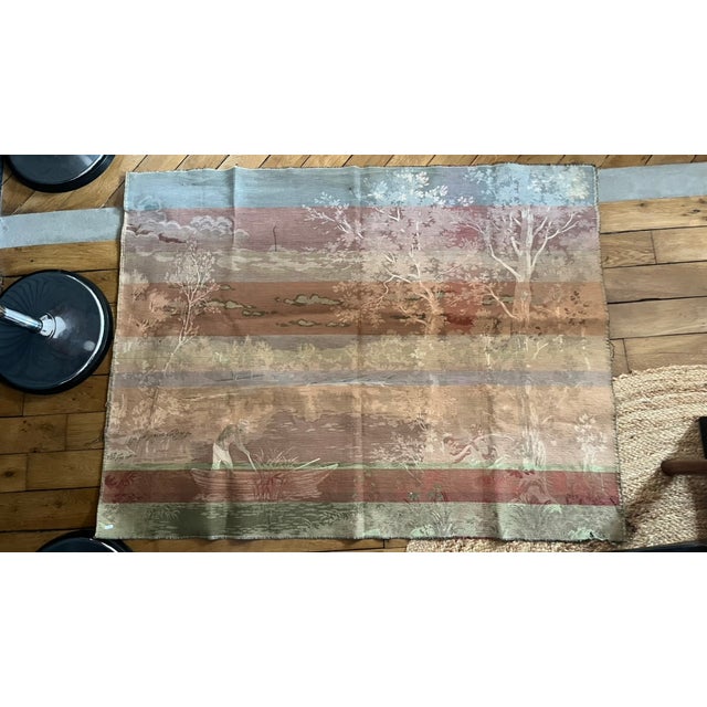 Vintage Tapestry in the style of Aubusson, 1920s For Sale - Image 3 of 5