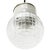 Vintage Industrial Clear Glass and Brass Pendant Lamp For Sale - Image 4 of 7