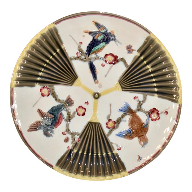 19th Century Wedgwood Majolica Plate For Sale