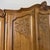 Vintage French Louis XVI Five Door Oak Carved Armoire For Sale - Image 4 of 14