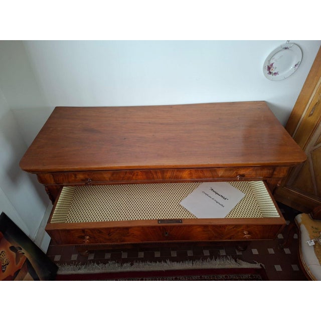 Late 19th Century Chest of Drawers in Walnut, 1890 For Sale - Image 5 of 18