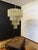 Vintage Murano Glass Tiered Chandelier with 78 Glasses in Light Amber, 1990s For Sale - Image 17 of 18