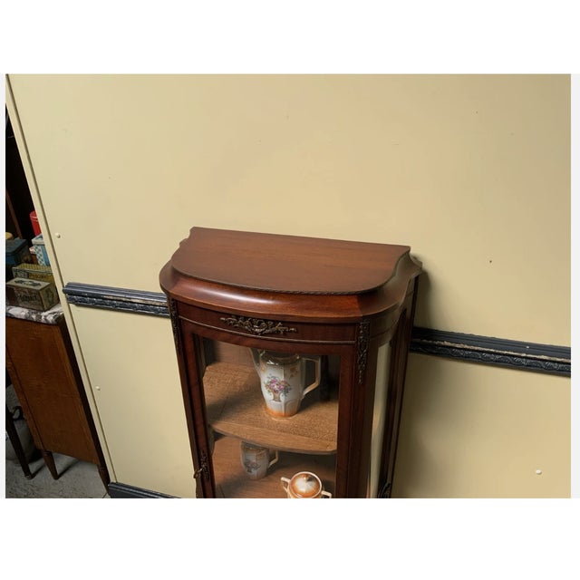 Vintage Art Nouveau Display Cabinet, 1930 For Sale - Image 9 of 11