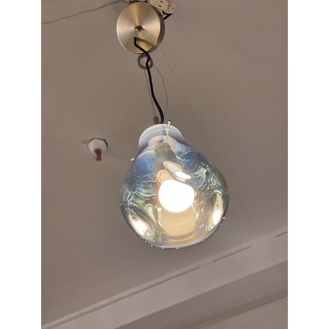 Ota Svoboda for Bomma Small Soap Pendant, Blue For Sale - Image 9 of 13