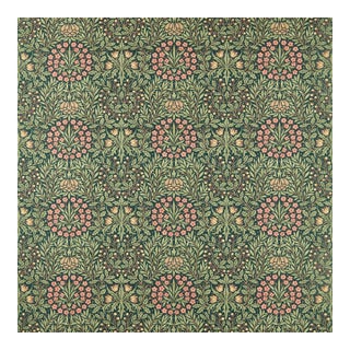 Morris & Co. Daisy & Oak Fabric in Forest For Sale