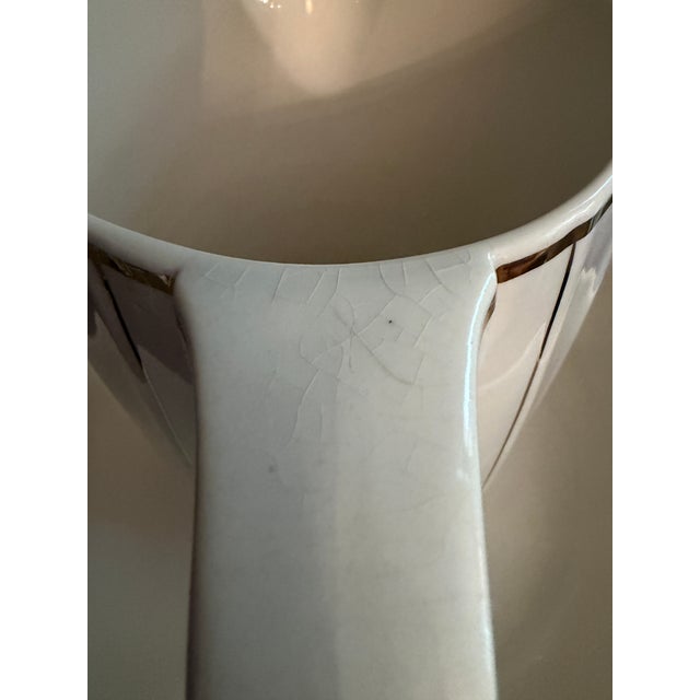 Antique Villeroy & Boch Dresden Wash Basin & Pitcher Set, Ca. 1900 For Sale - Image 10 of 18