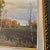Impressionist 1980’s Original Impressionist Fall Landscape Painting Vintage Frame For Sale - Image 3 of 4