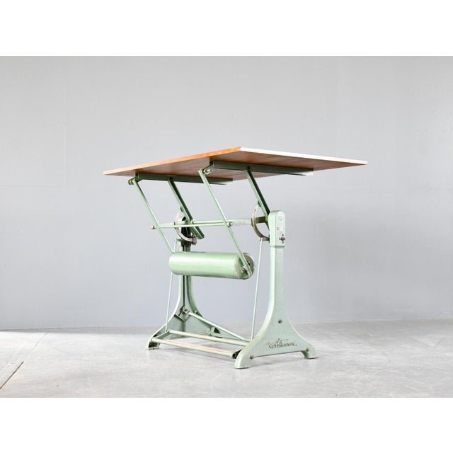 Architects Drawing Board by Kuhlmann, 1950s For Sale - Image 4 of 12