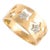 Diamond Band Ring 18 Karat Solid Yellow Gold ( All Sizes Available ) For Sale