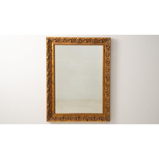 19th Century France Gold Wood Mirror For Sale In Greensboro - Image 6 of 8
