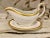 English English White & Gold Saucer W/ Underplate For Sale - Image 3 of 6
