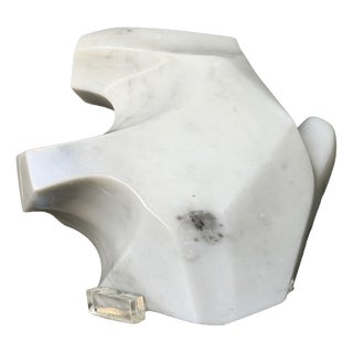 Marble Sculpture from Alfonso Serrano, 1973 For Sale