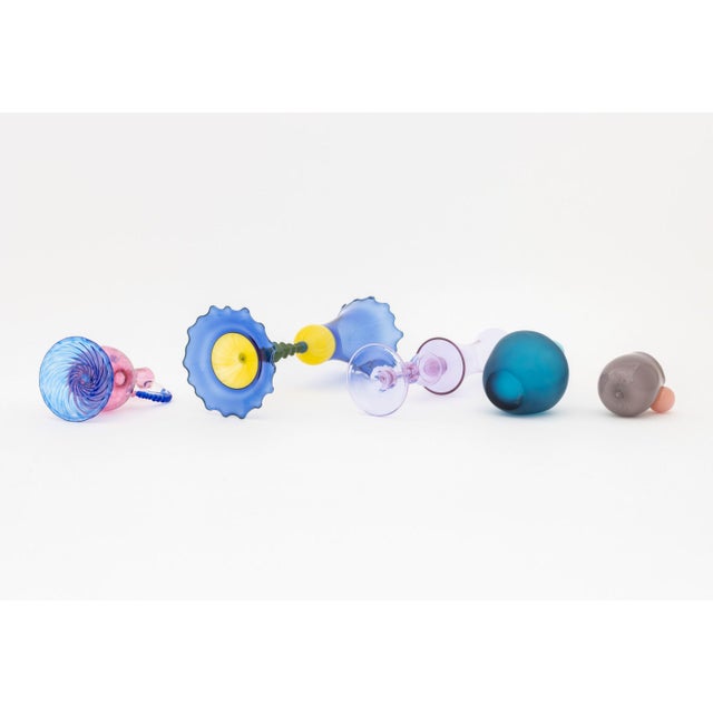 Contemporary Studio Glass Vessels, 5 For Sale - Image 18 of 18