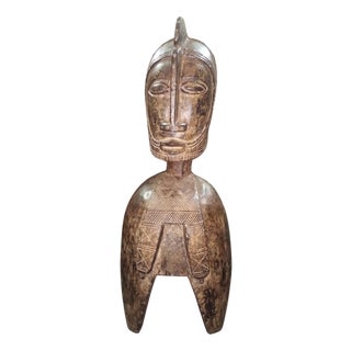 Guinean Artist, Large Baga Nimba Statue, 1800s, Wood For Sale
