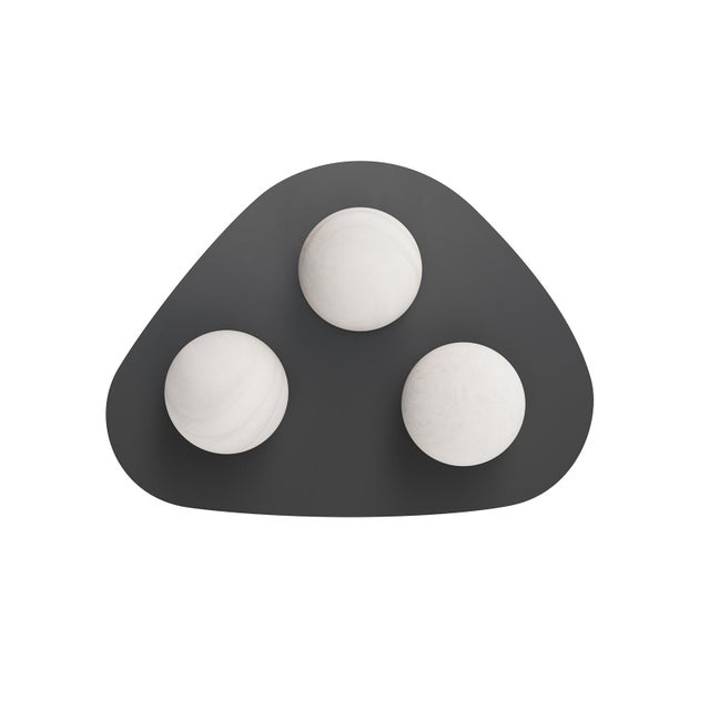 Contemporary Rhoads Triangular Flush Mount, Oil Rubbed Bronze For Sale - Image 3 of 6