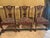 Wood Hand Carved Mahogany Chairs For Sale - Image 7 of 12