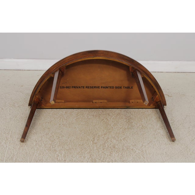 Adam Paint Decorated Demilune Console Hall Table For Sale - Image 15 of 16