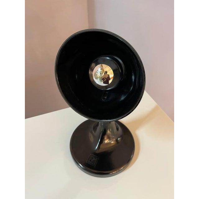 Black Bakelite Table Lamp from PGH For Sale - Image 4 of 11