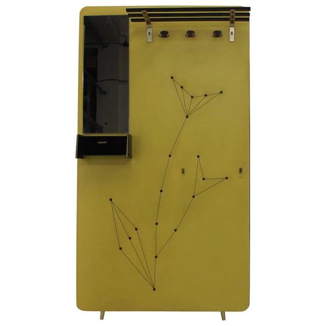 Mid-Century Wall with Coat Rack and Mirror, Germany, 1968 For Sale - Image 11 of 11