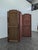 Four-Panel Screen in Red Silk with Brass Nails For Sale - Image 4 of 6