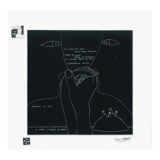 Gli Occhi - Screen Print on Acetate by E. Pouchard - 1973 For Sale
