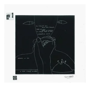 Gli Occhi - Screen Print on Acetate by E. Pouchard - 1973