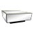 Vintage Postmodern Mirrored Coffee Table With Plinth Base For Sale