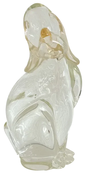 Murano Glass Sculpture of Dog by Silvano Signoretto, 1990s